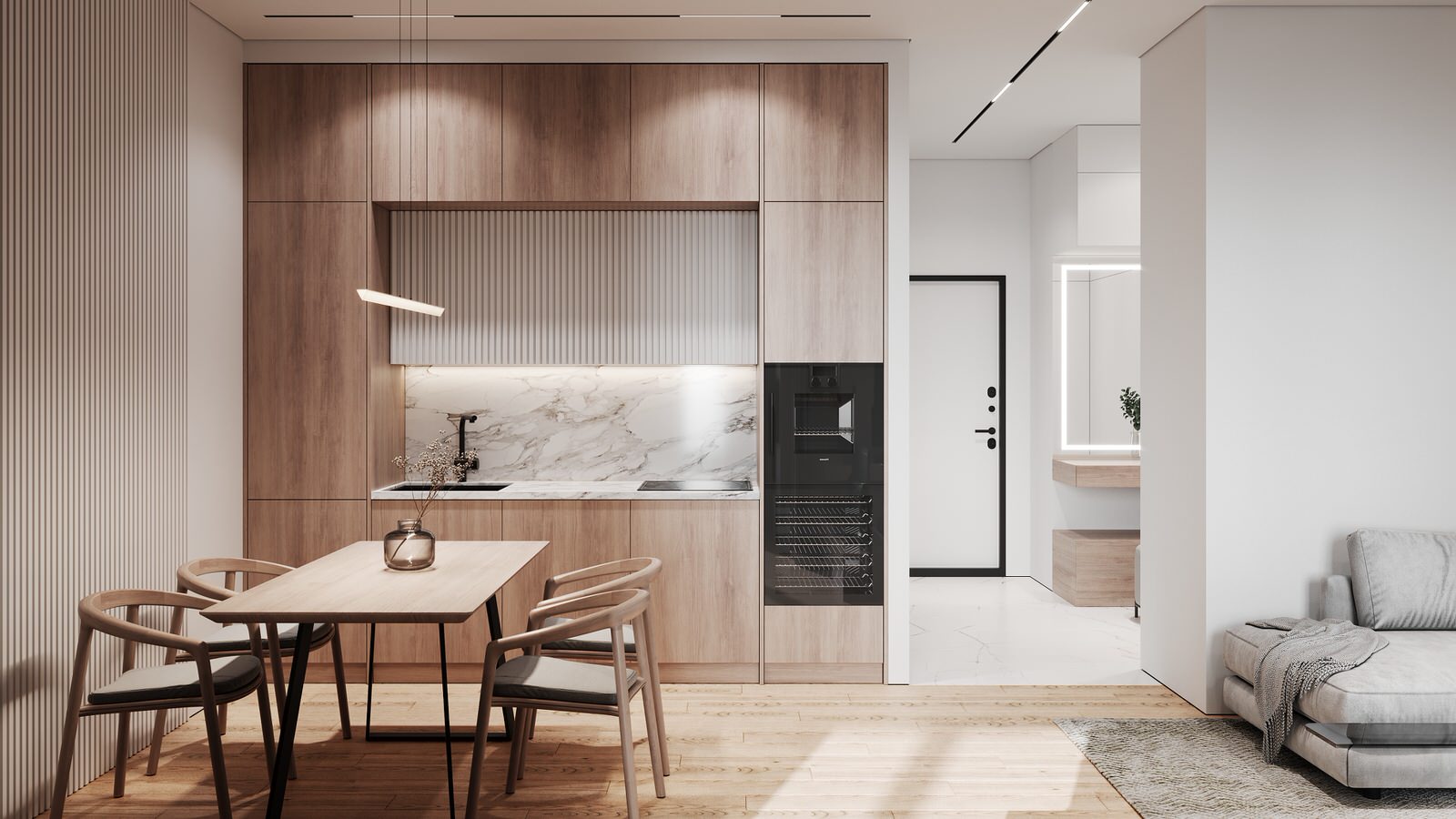 Современная квартира для молодой пары