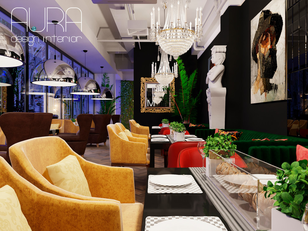 Дизайн интерьера ресторана MUSE, г. Домодедово