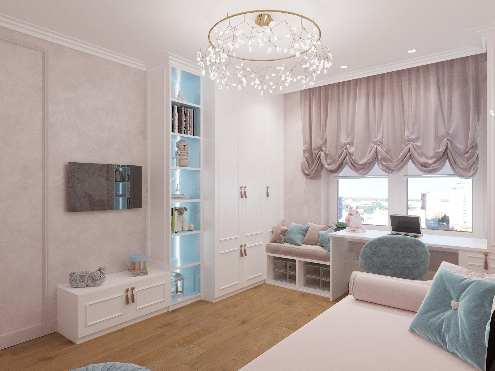 Проект двухуровневого пентхауса в ЖК "Парковый"