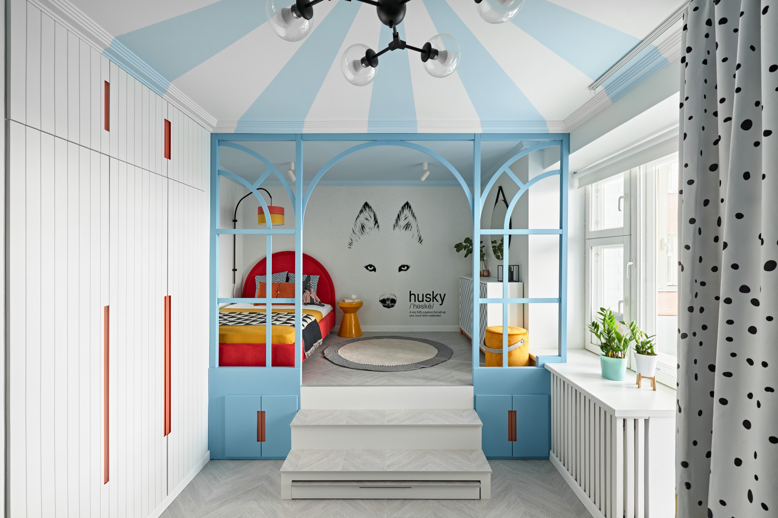 Обложка проекта: Квартира с хаски