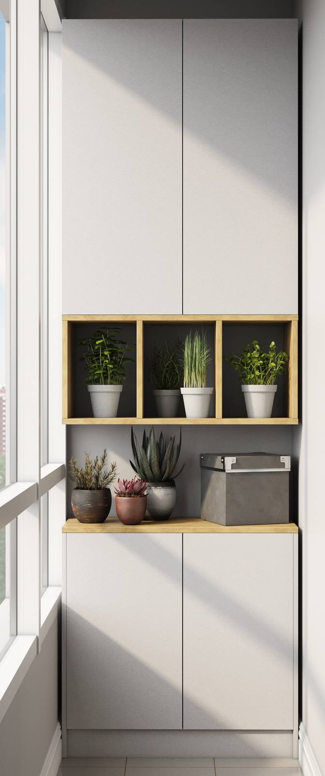 Меблировка студии 19 кв.м.