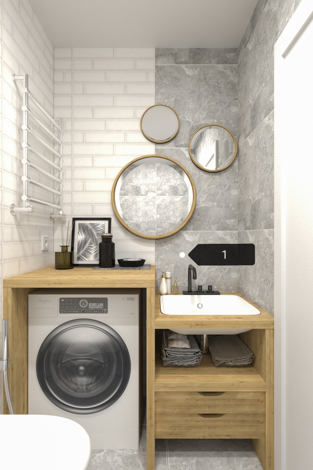 Обложка проекта: Дизайн-проект тумбы для ванной