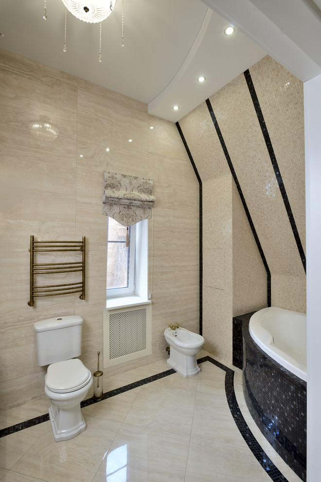 Интерьер загородного дома в классическом стиле 240м2