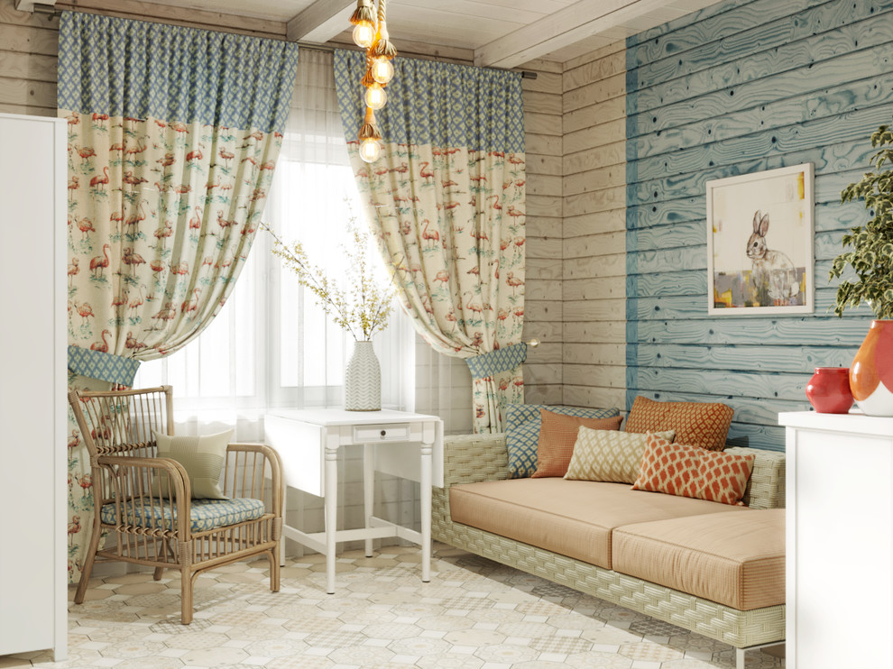 Загородный дом в оливковых тонах