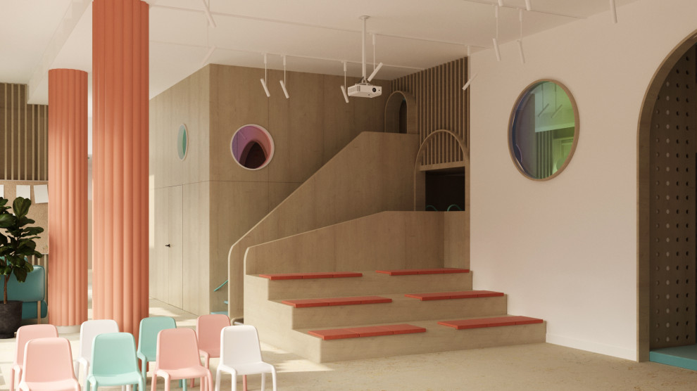 Обложка проекта: Kindergarten: The Interior Design That Sparks Joy in Little Hearts