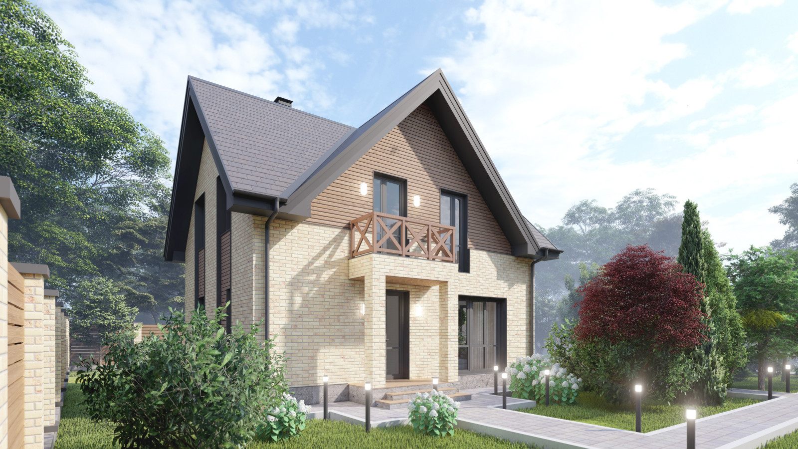 Комплексный проект дома и участка в Чертовицах