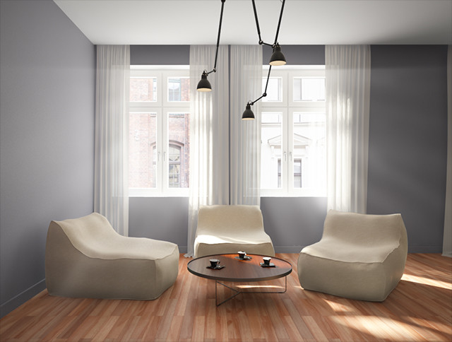 Яркая минималистичная квартира