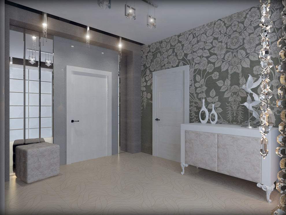 Hallway in muted colors