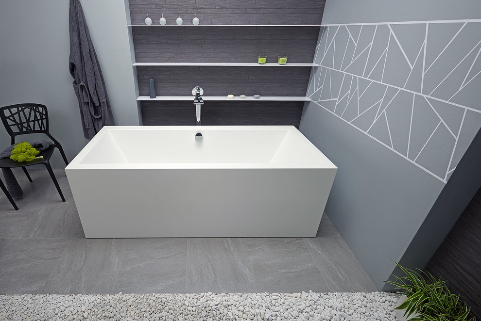 Continental Отдельностоящая Каменная Ванна от Viva Lusso