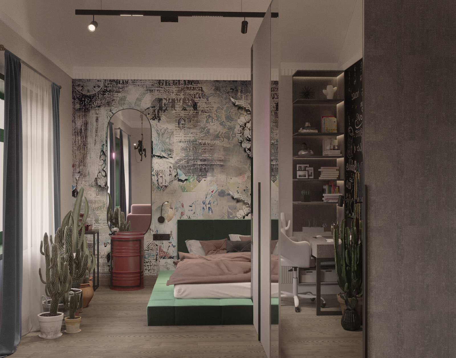 Дом в стиле "Русский лофт"