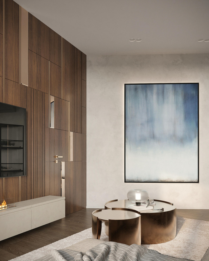 Роскошный дизайн квартиры в стиле современная классика в ЖК "Квартал Лахта парк"