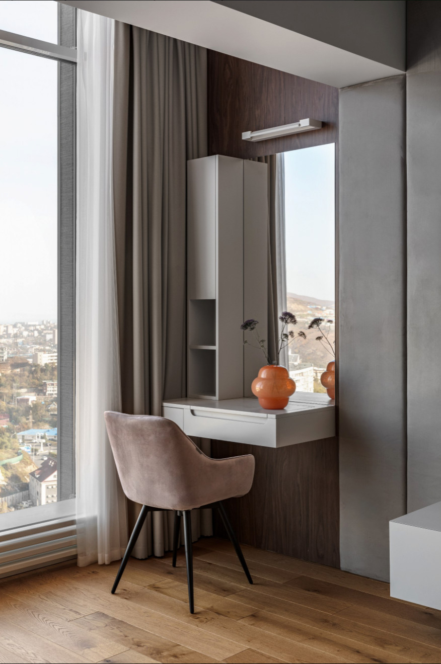 Реализованный дизайн-проект квартиры в ЖК "Высота"