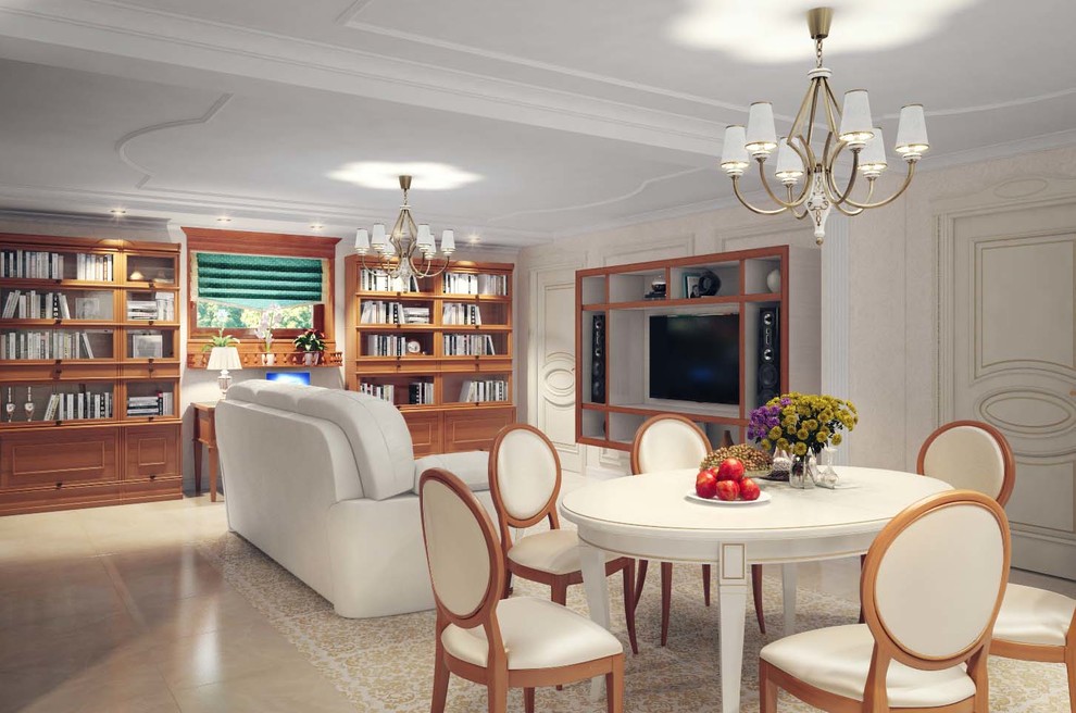 Благородная классика дома на берегу Волги