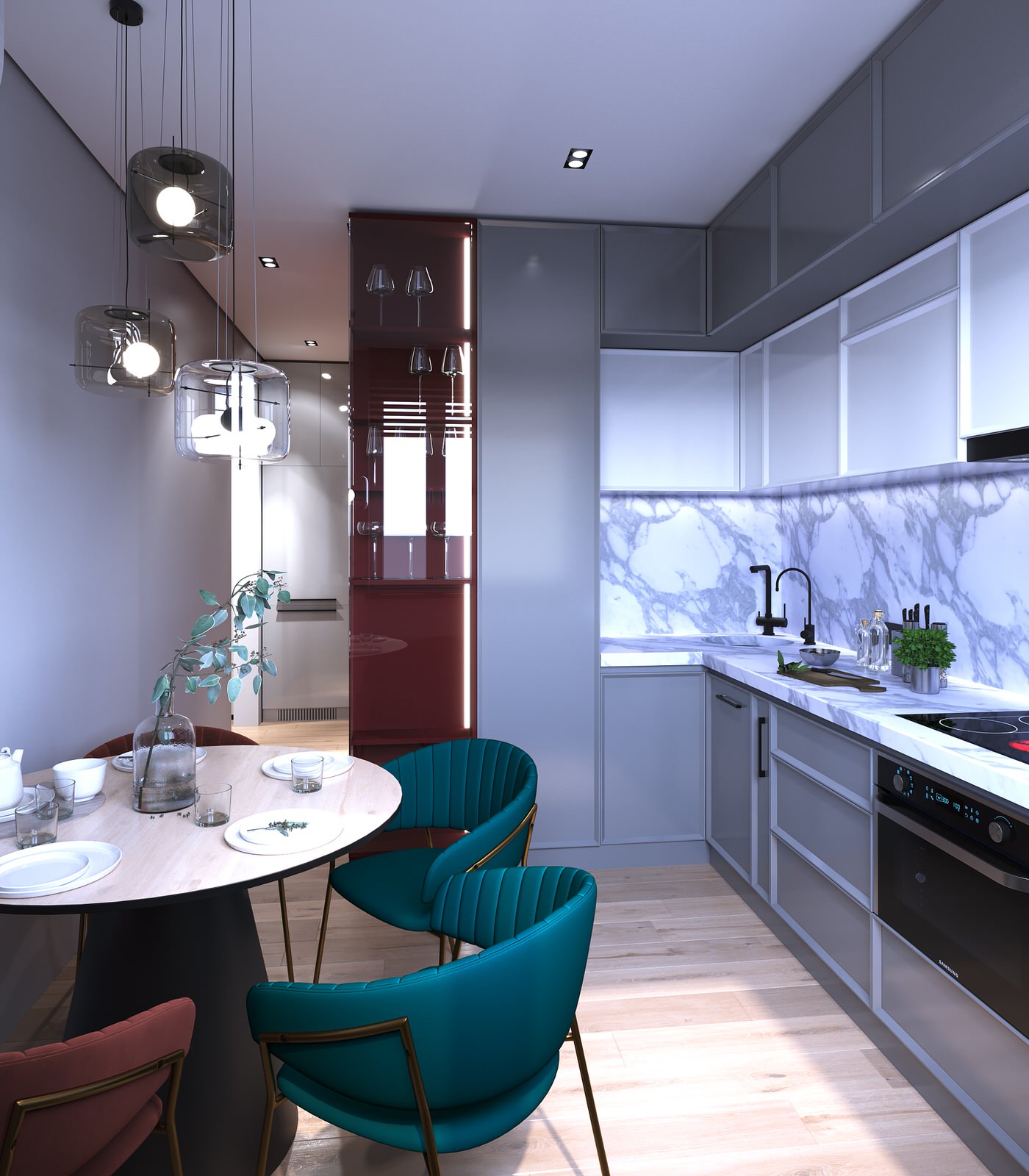 Жилая квартира для молодой семьи с ребенком, 51,64кв.м.