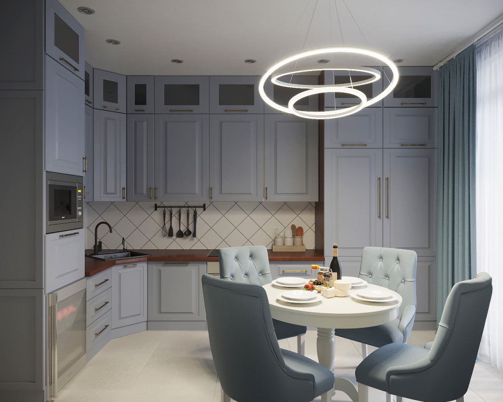 3d визуализация кухни