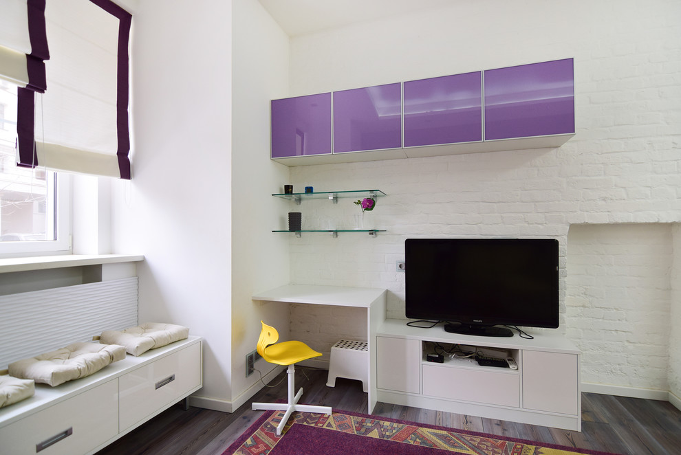 В гостях: Квартира для молодой семьи в лавандовых тонах