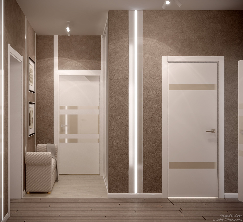 Дизайн коридора в квартире по ул. Кореновская, г.Краснодар