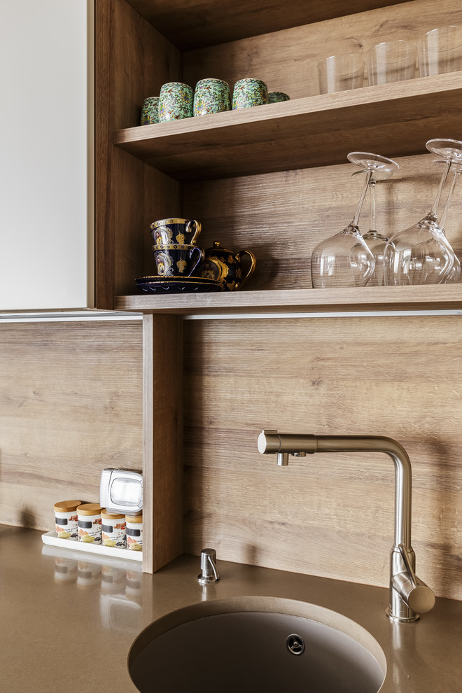 Один из реализованных нами проектов - кухня Nobilia Touch