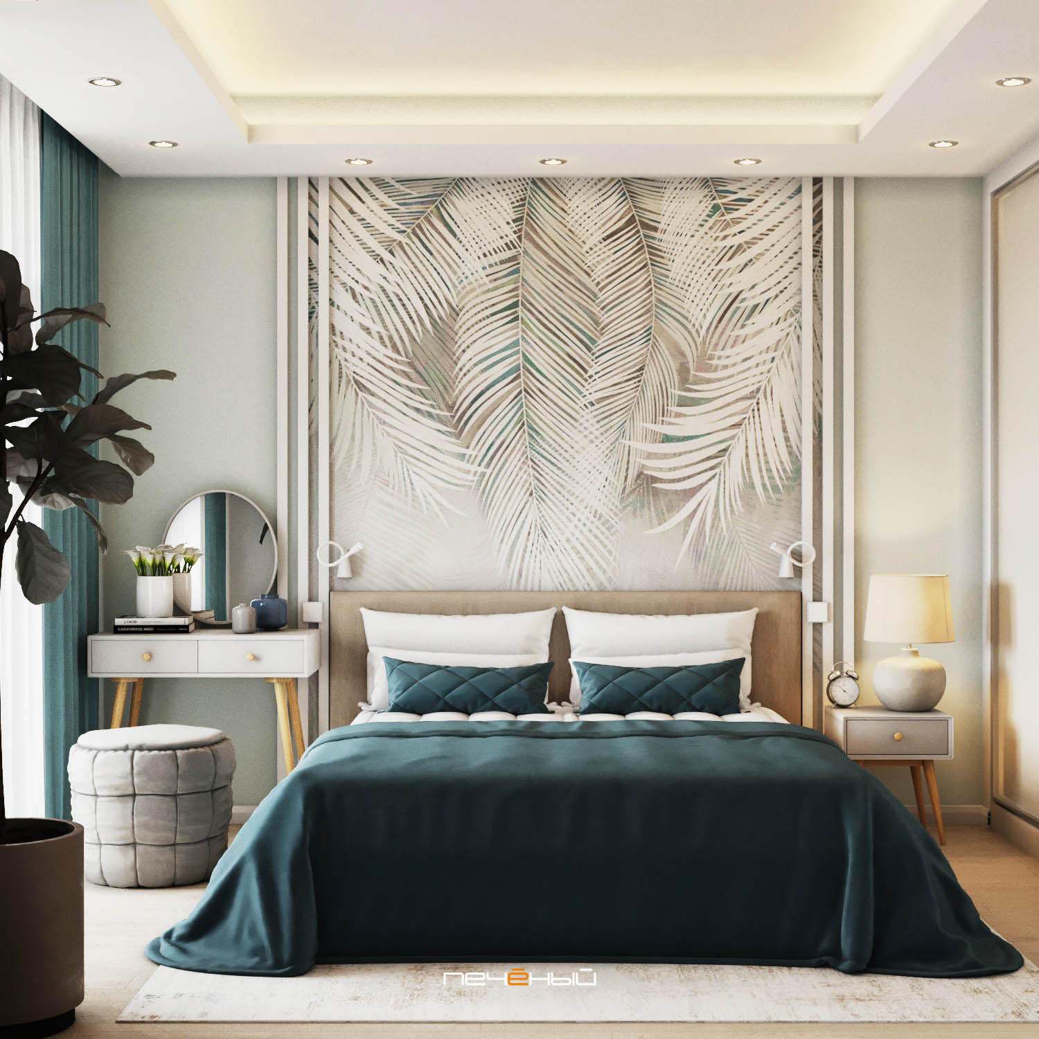 Индивидуальный интерьер в современном стиле