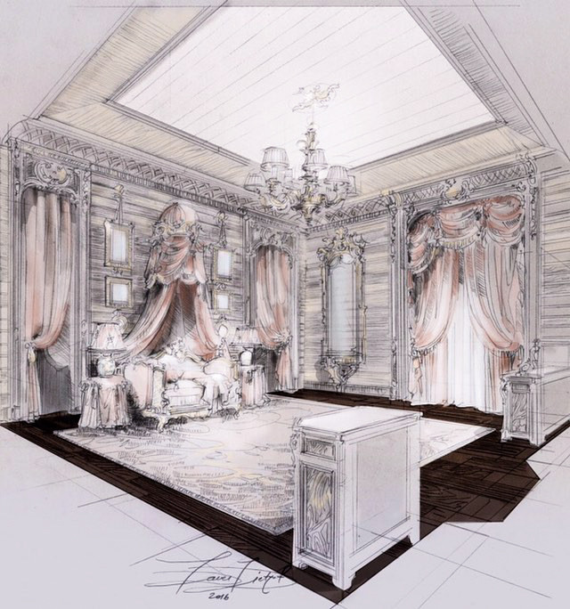 Эскизы - дизайн интерьера