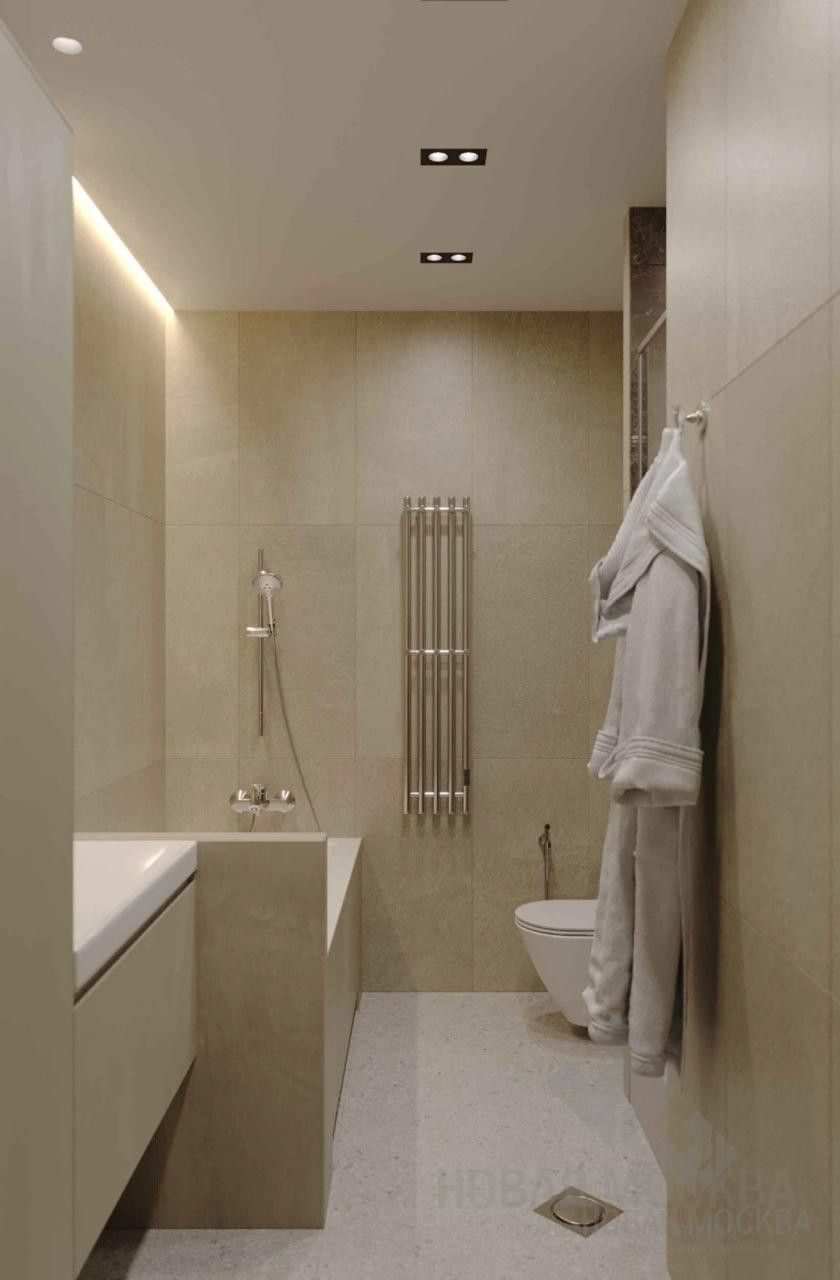 Дизайн-проект санузла 6,2 кв.м в квартире на Пестовском переулке