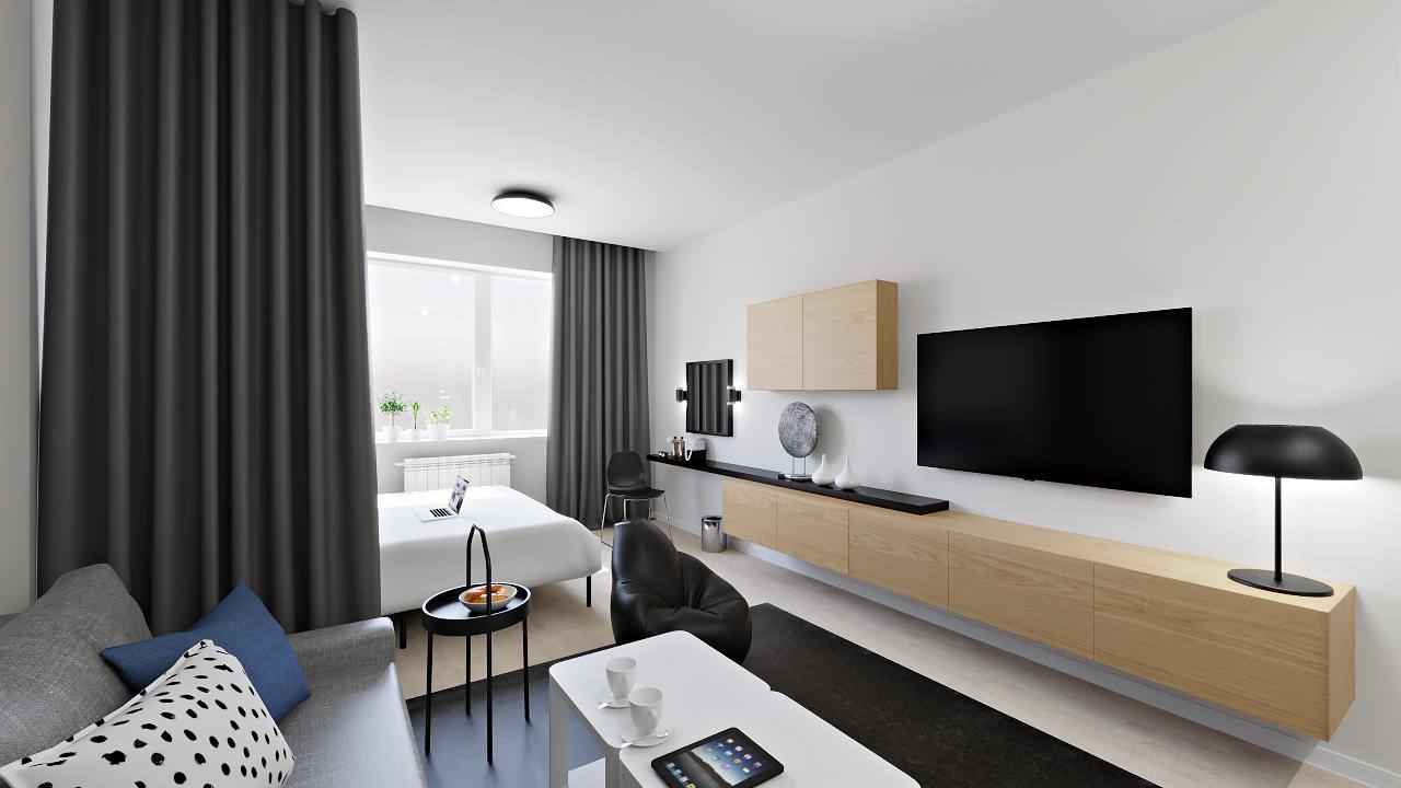 Двушка для семьи с двумя детьми, в которой жизнь кипит