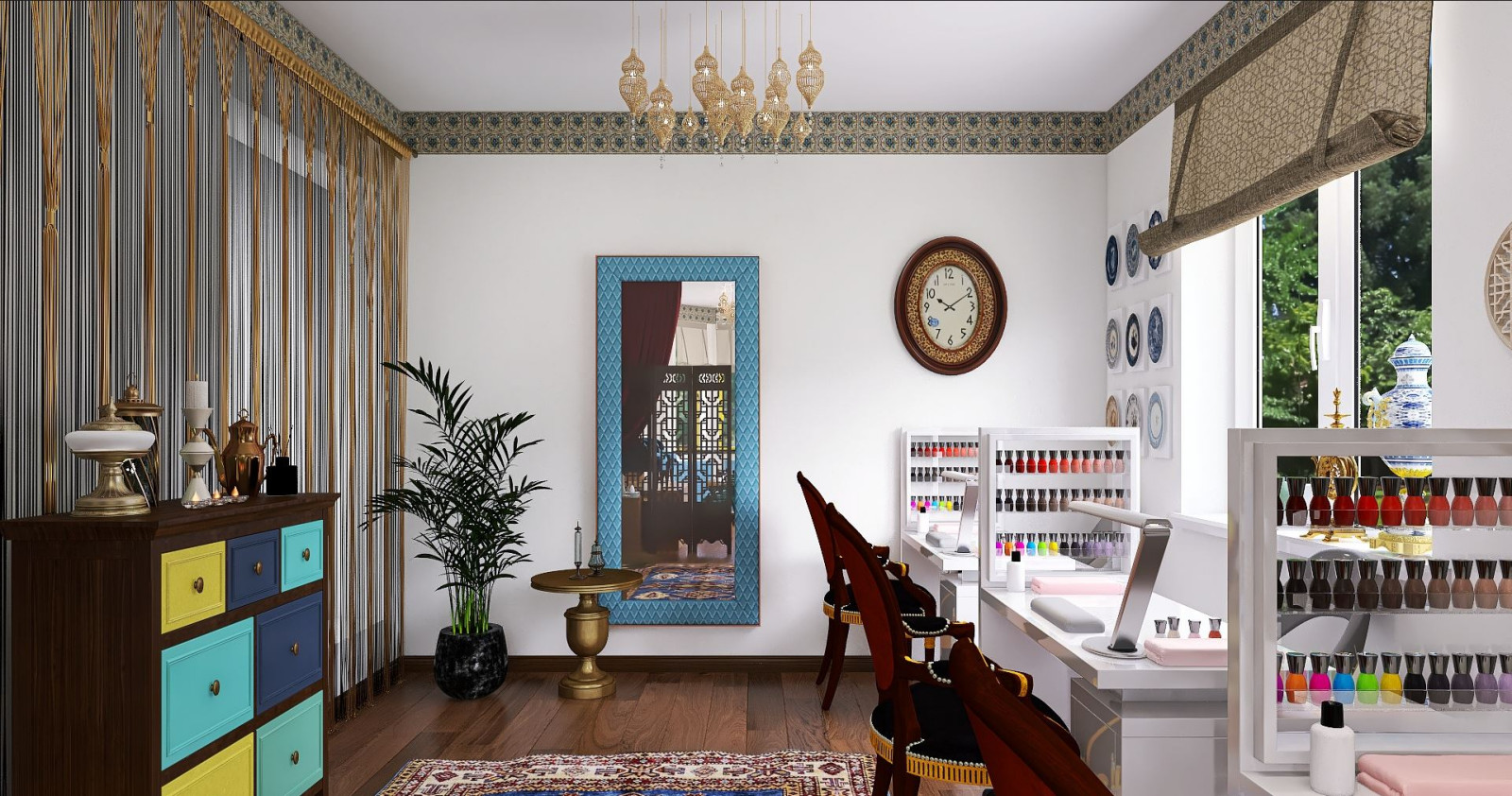 Нейл-студия в марокканском стиле