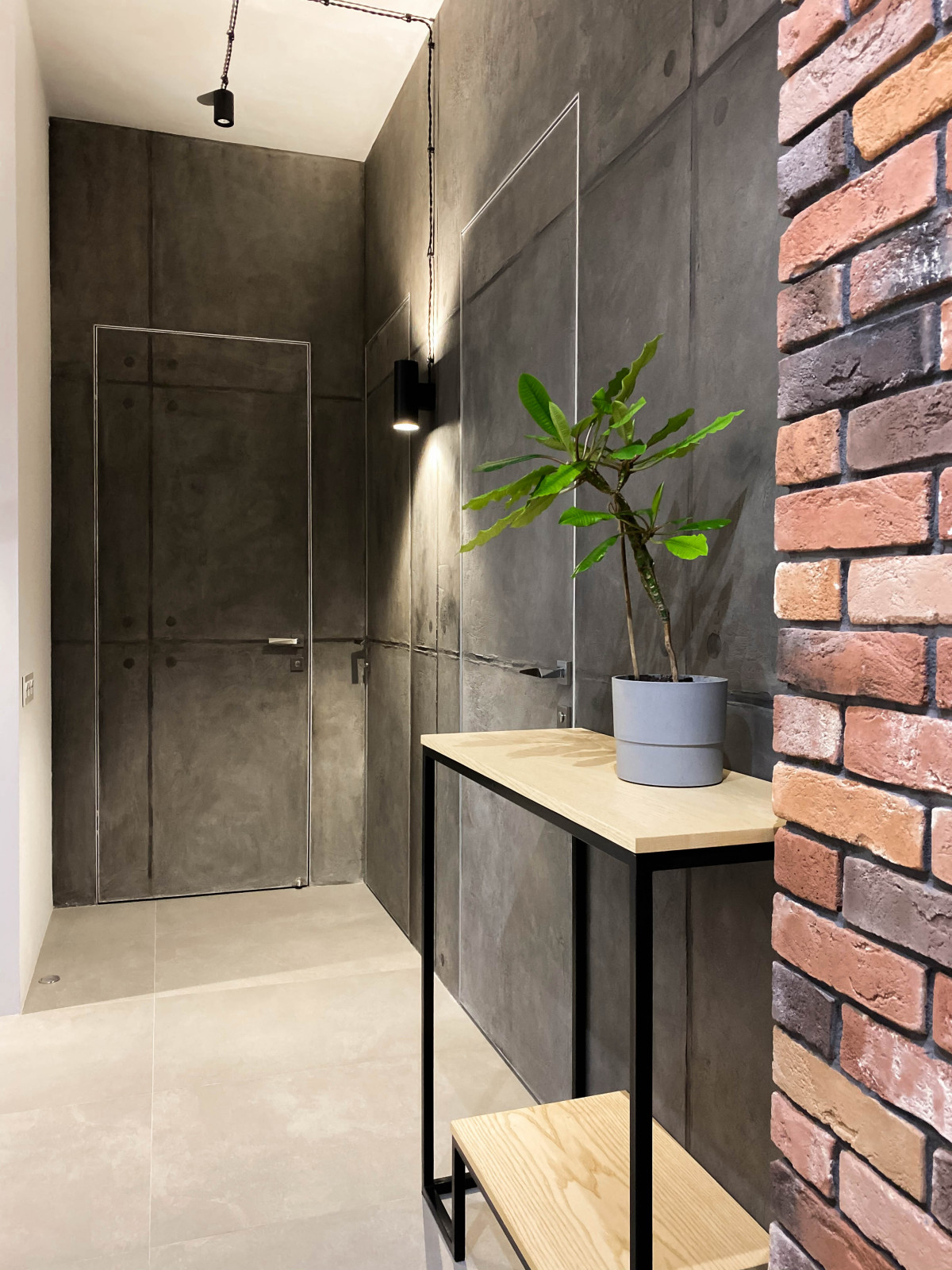 Проект в стиле Loft для молодой семьи.