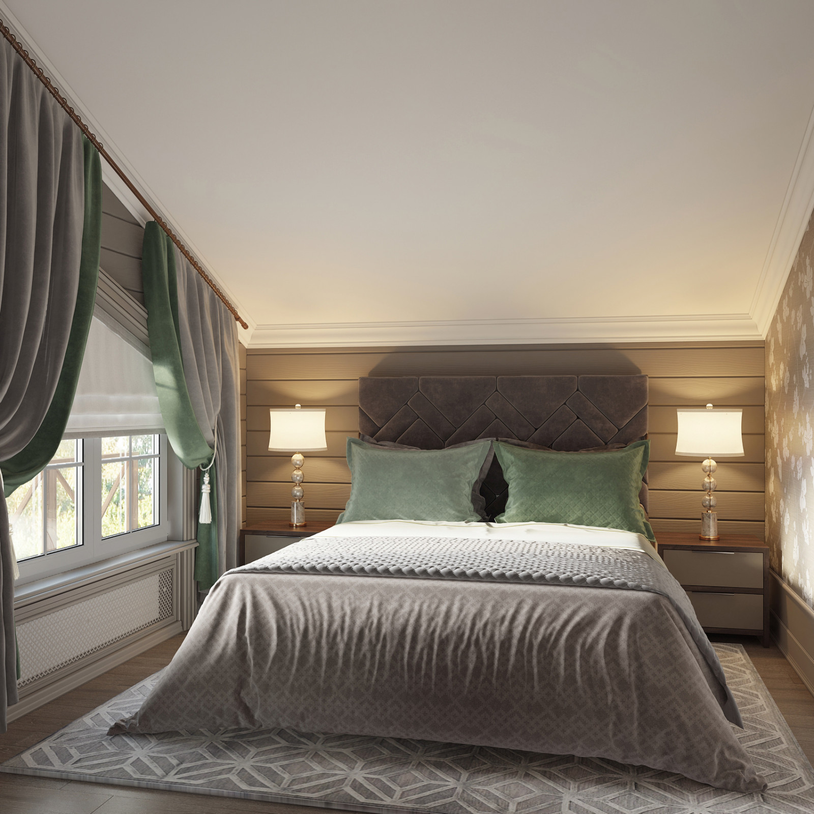 Дом 200 кв. м. 2й этаж, в Американском стиле - Дмитровское шоссе