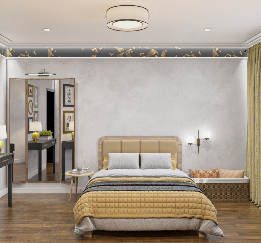 Спальня с деталями востока