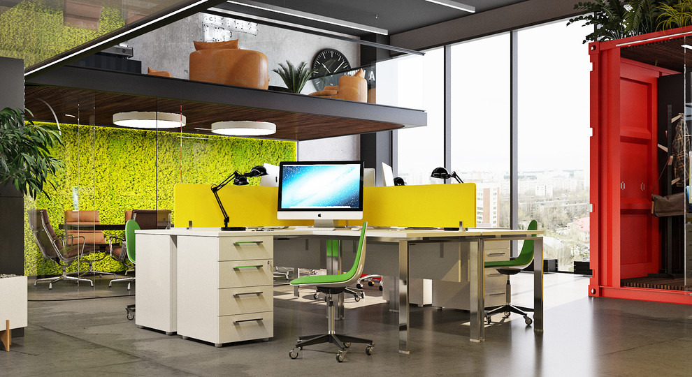 Лофтовый open space в офисном пространстве