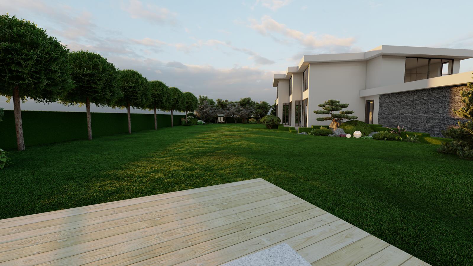 Лаконичный сад. КП Райт Вилладж