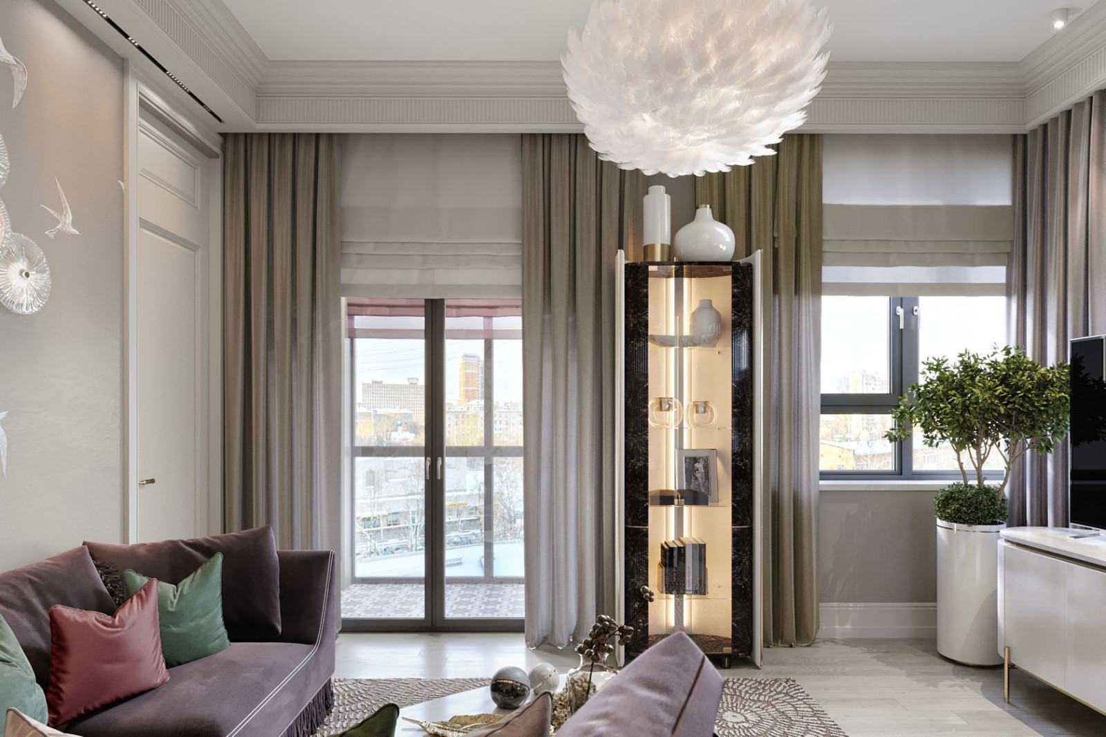 ЖК Счастье на Соколе, гостиная