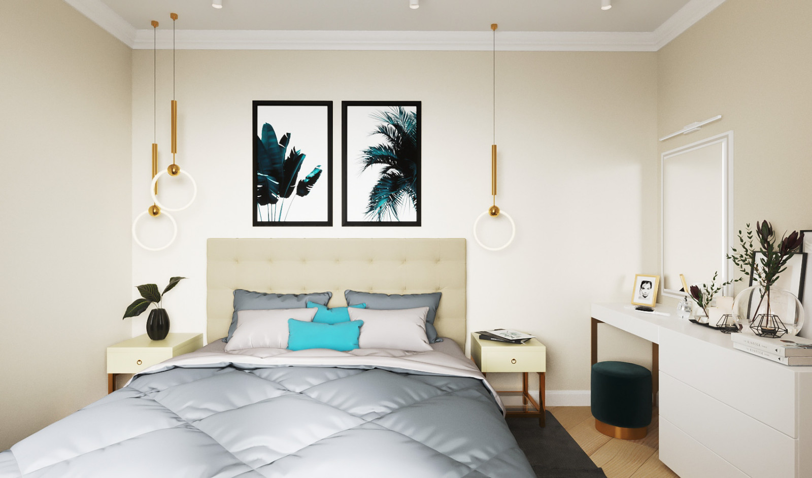 Обложка проекта: Светлая спальня