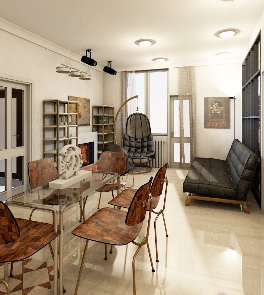 Обложка проекта: Квартира для семьи с папой художником