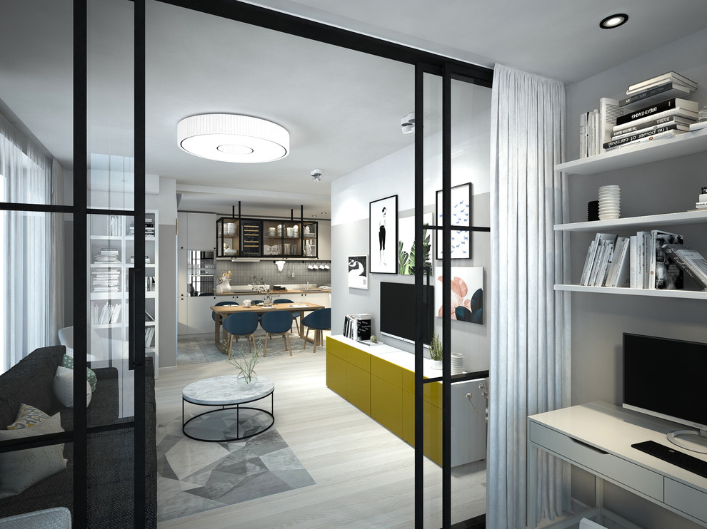 Обложка проекта: Современная и демократичная 3х-комнатная квартира