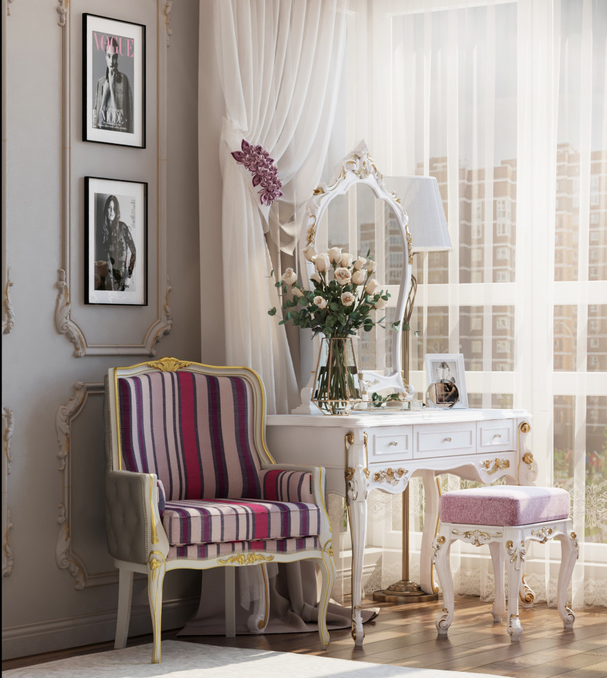 Квартира с комнатами в разный стилях