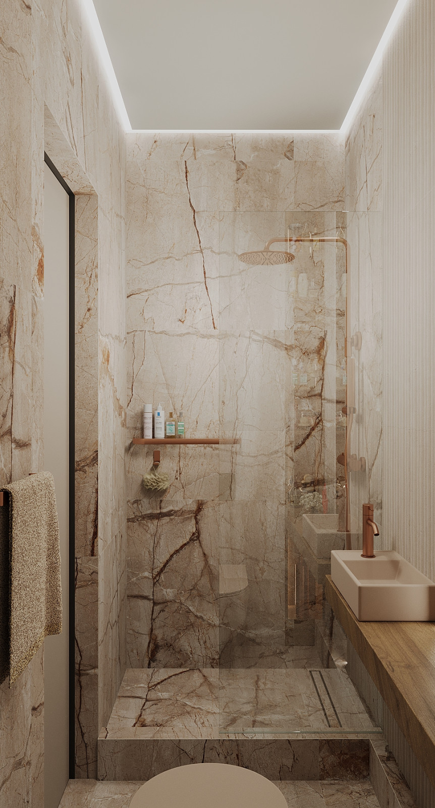 Интерьер 4-ёх комнатной квартиры_ "EHTNO TERRA_COTTA"