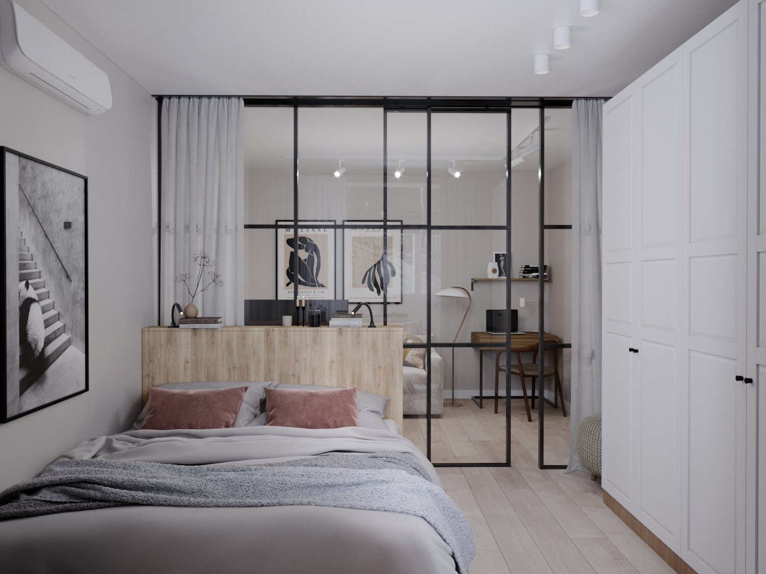 Однокомнатная квартира для стилиста. Серия дома п44т