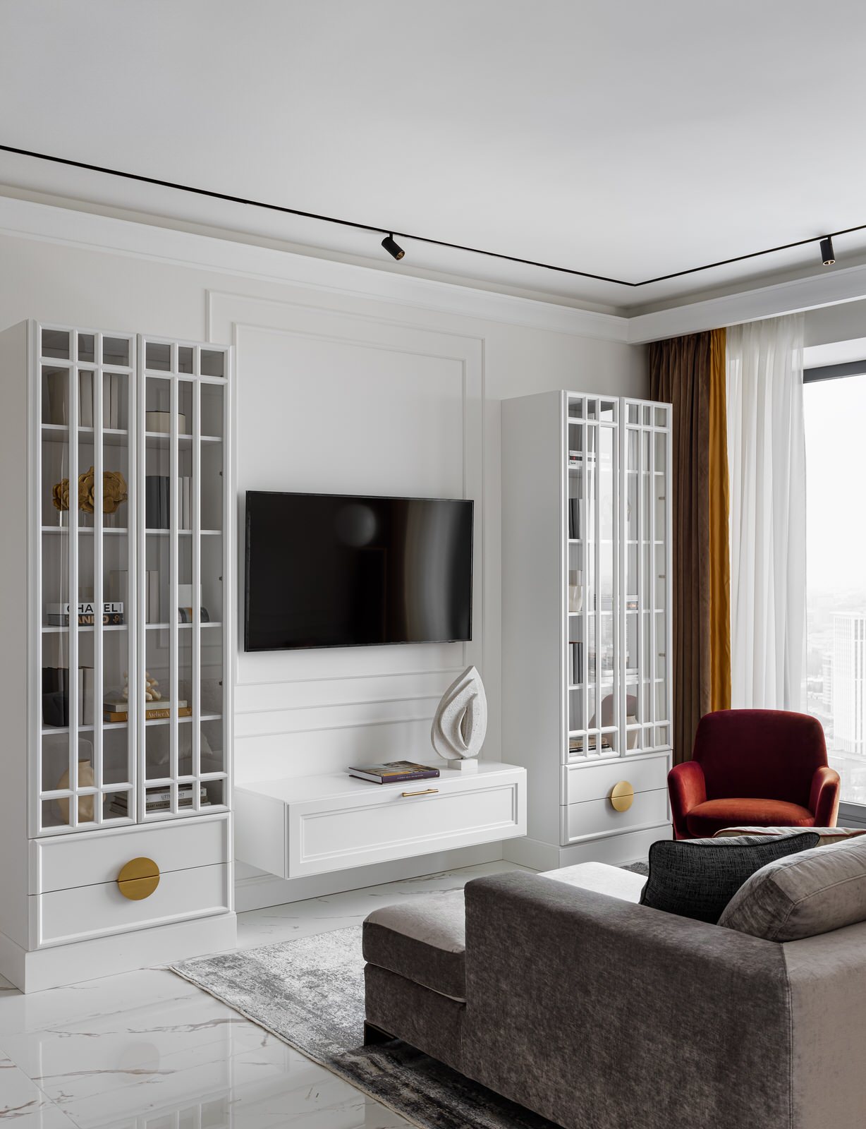 реализованный дизайн-проект в ЖК "Прайм Парк"