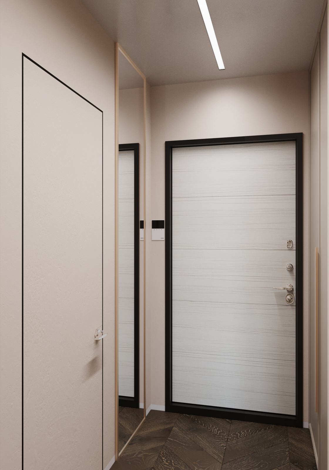 Минимализм в однокомнатной квартире