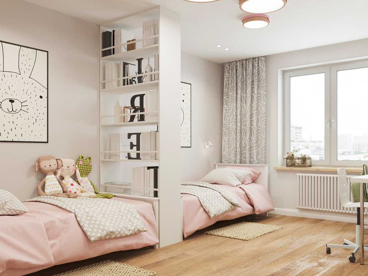 Дизайн и ремонт трехкомнатной квартиры (м. Селигерская)