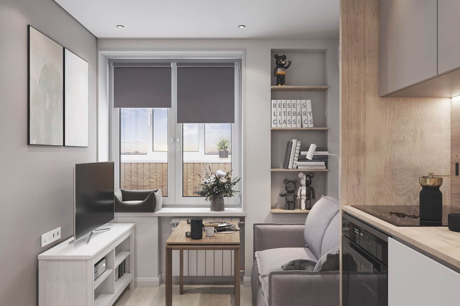 Однокомнатная квартира 33,3 м2, Москва