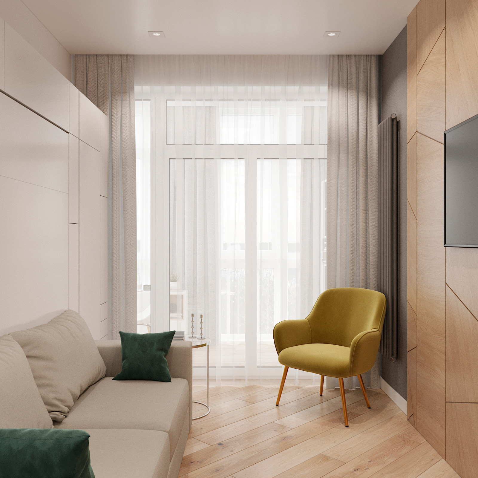 Обложка проекта: Дизайн-проект квартиры общей площадью - 86 м.кв. в г. Химки, ЖК "Маяк"