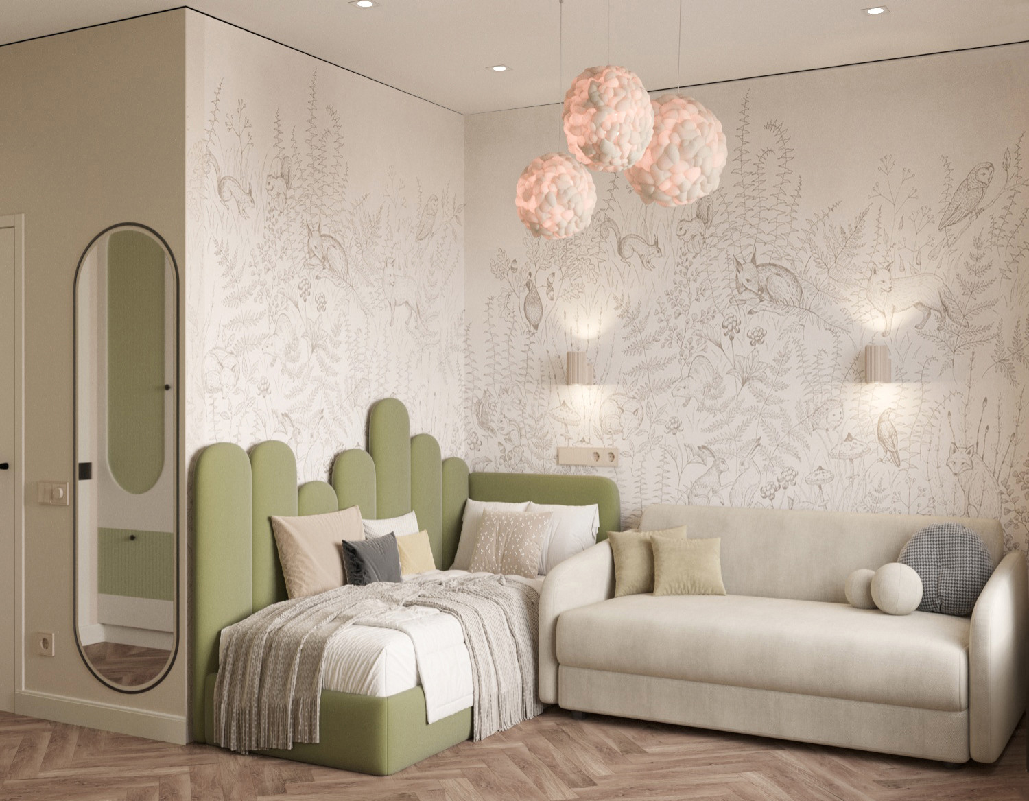 Обложка проекта: Дизайн-проект для семьи с двумя  маленькими детьми