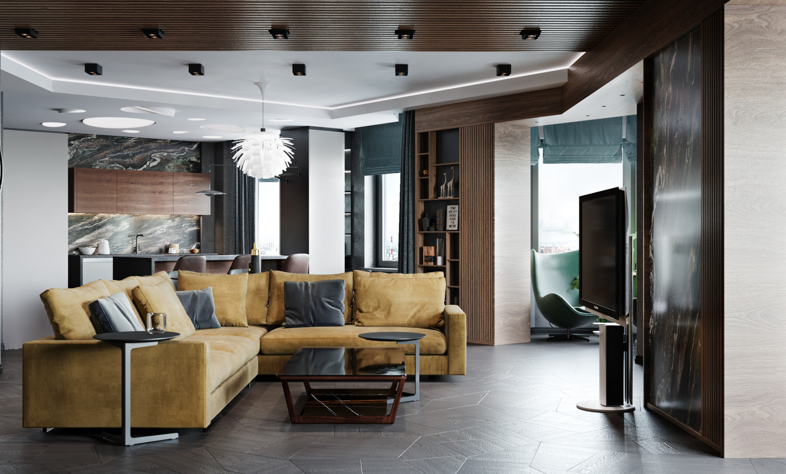 Квартира 160 м² в ЖК «Воскресенская, 4»