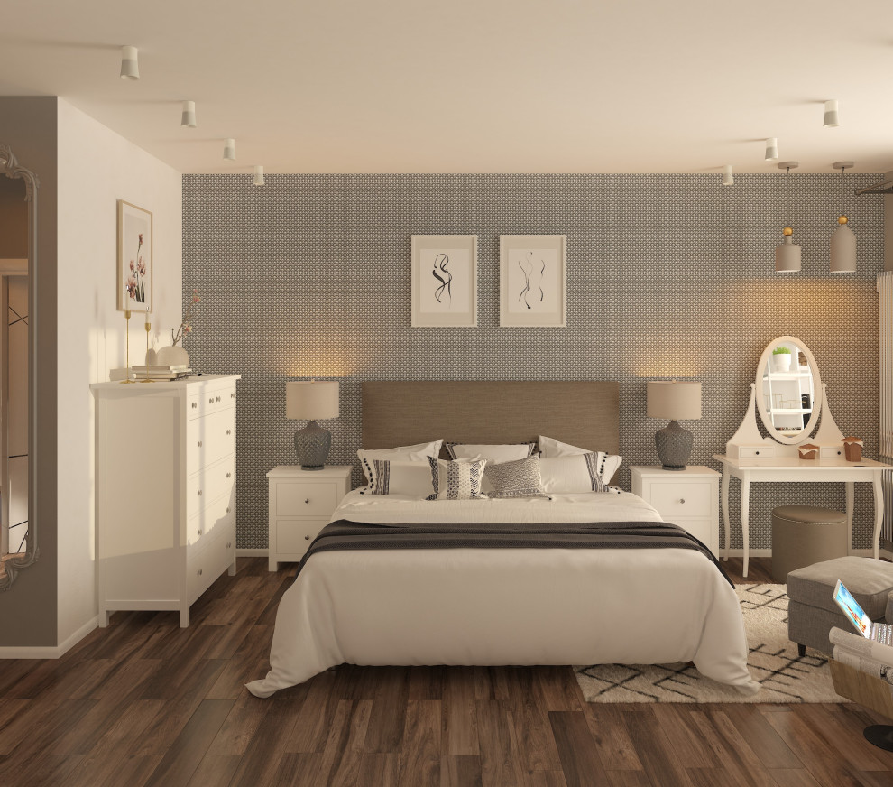 Дизайн проект квартиры для молодой девушки