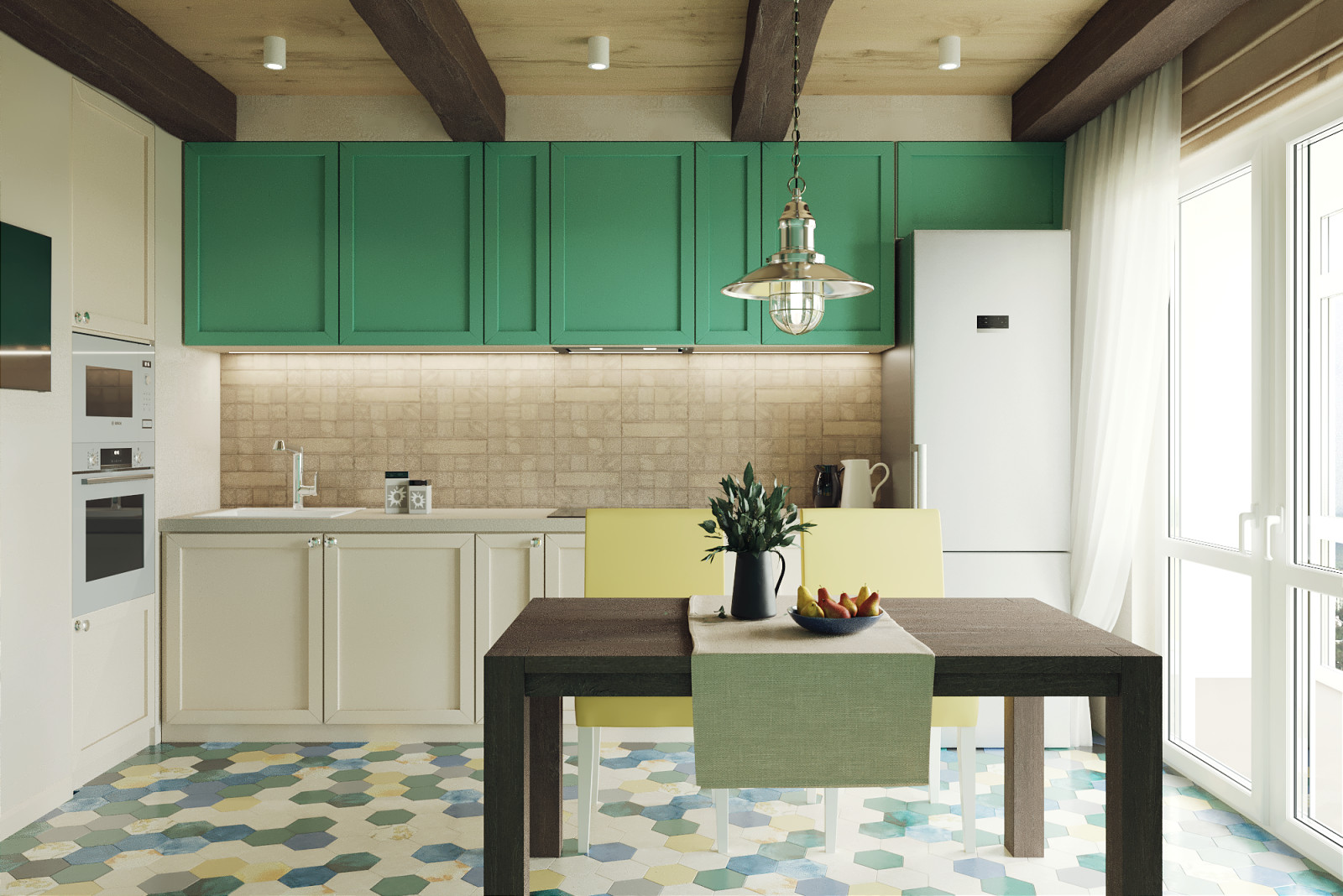 Интерьер с камерунской шляпой