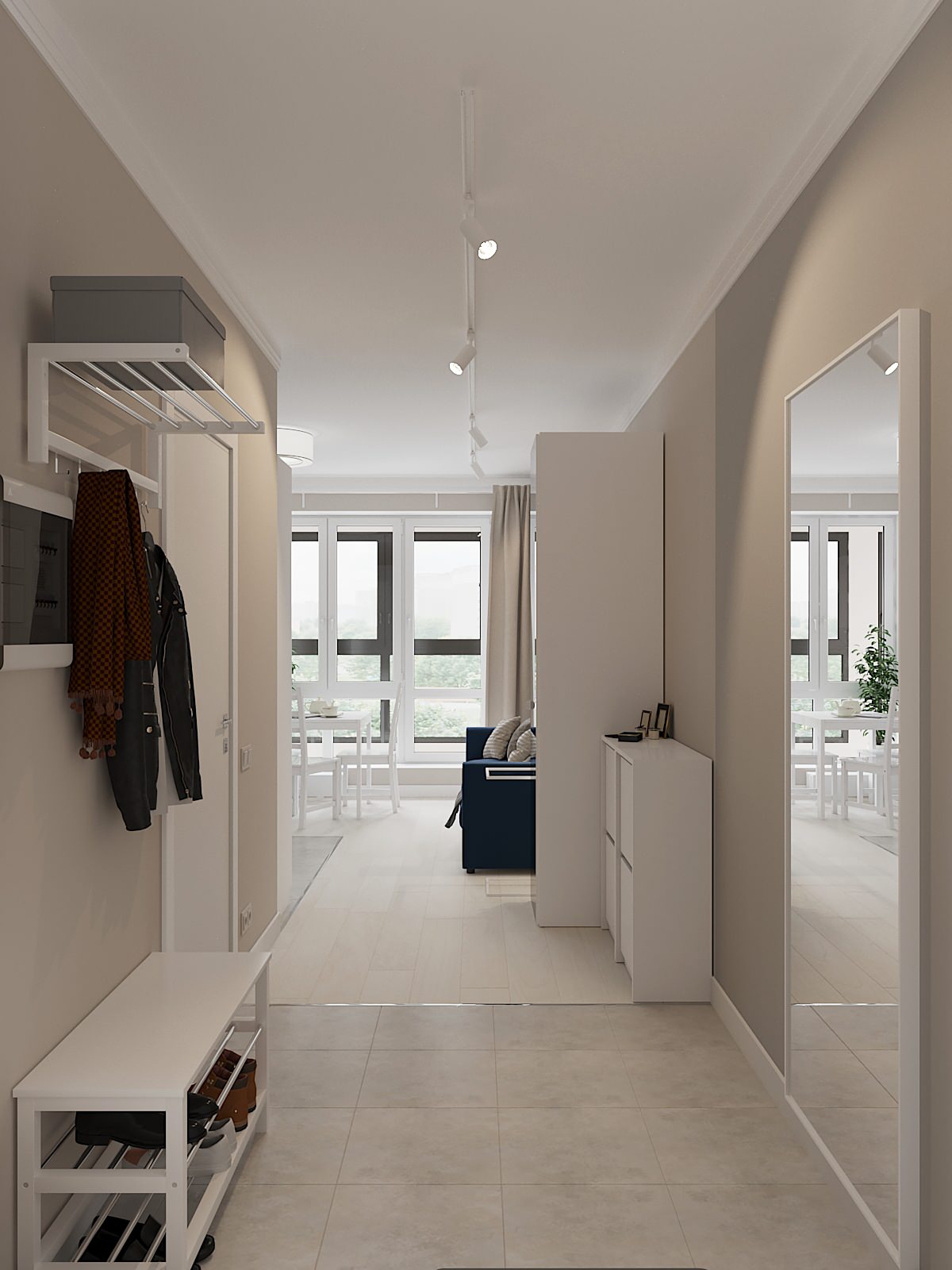 Обложка проекта: Квартира-студия 28 м2 Раннее утро