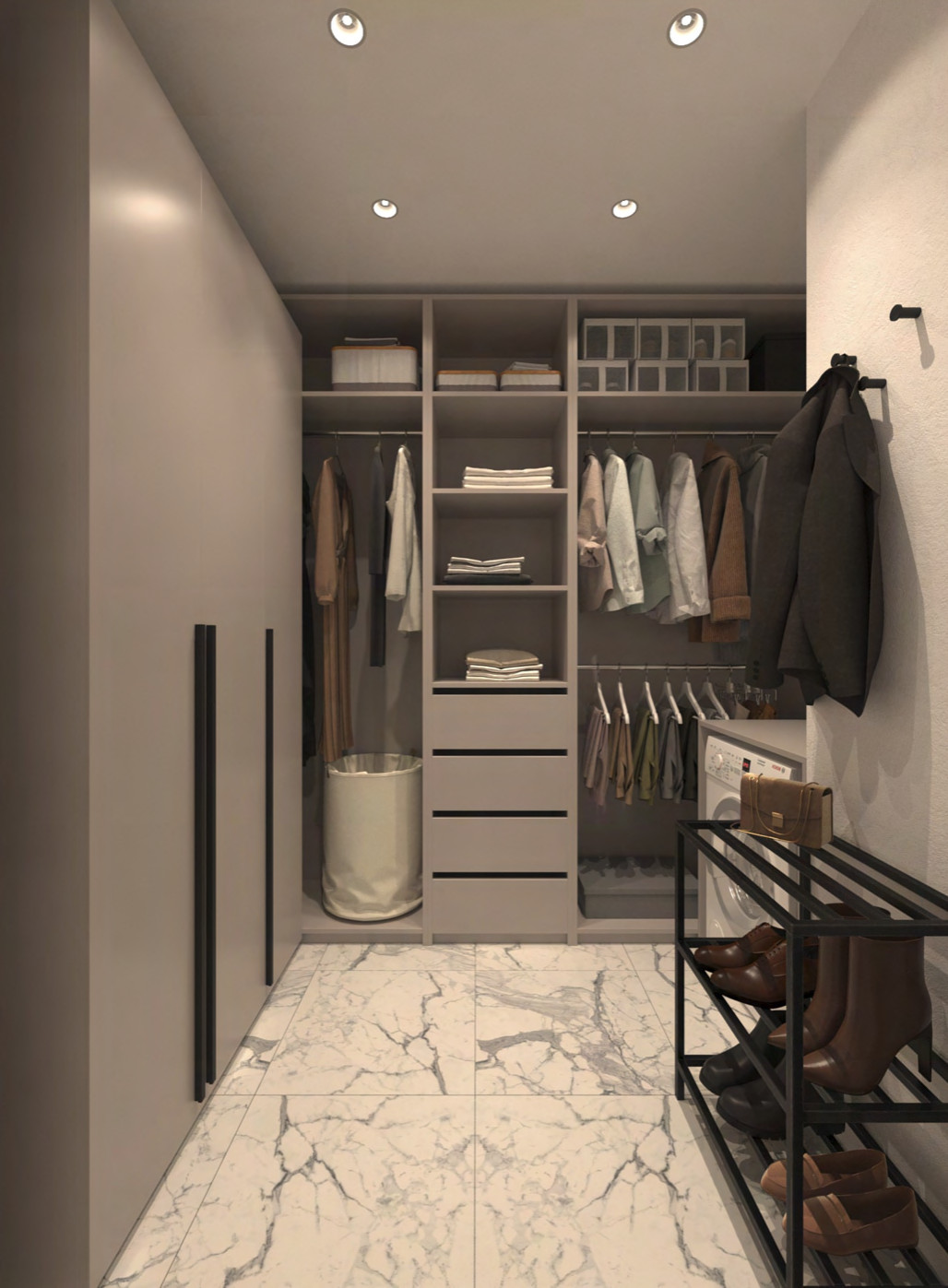 Дизайн проект ЖК Серебряный Фонтан 78м2